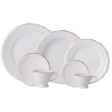 Imagem de Aparelho de Jantar 42 Peças Pomerode Ouro Schmidt