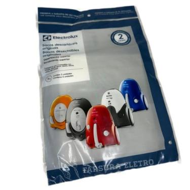 Imagem de Saco Papel Original Kit C/3 Peças Aspirador De Pó Electrolux Neo Listo