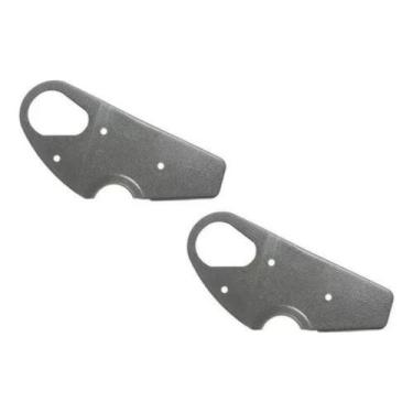 Imagem de Kit 2 Capa Lateral Banco Gol Saveiro Parati Voyage Ld Cinza - Grafix, 