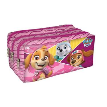 Imagem de Estojo Triplo Patrulha Canina Escolar Menina Dac