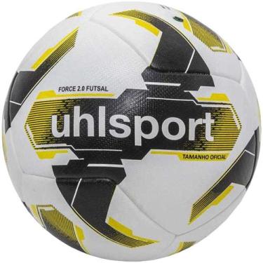 Imagem de Bola Uhlsport Force 2.0 Futsal Profissional, Único, Branco