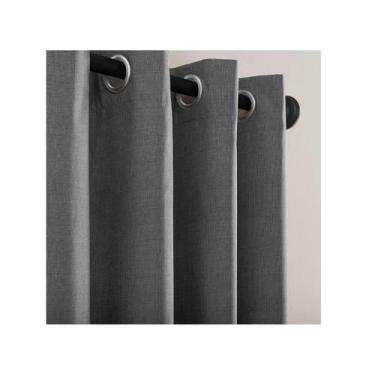 Imagem de Cortina Rustica Texturizada Para Janela 3,0 X 1,6m Varão 2m - Armazém 