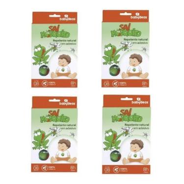 Imagem de Kit Com 4 Repelente Natural Em Adesivo Inseto 100% Citronela - Amh Far