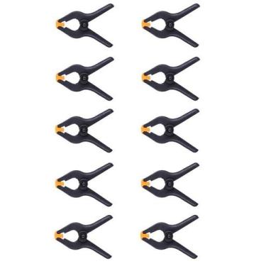 Imagem de Kit 10 pcs grampo multiuso 4 pol. 100mm marceneiro reforçado - OMEGA