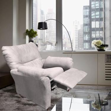 Imagem de Poltrona Reclinável Manu Extensão De Cílios Estética Sobrancelha Suede