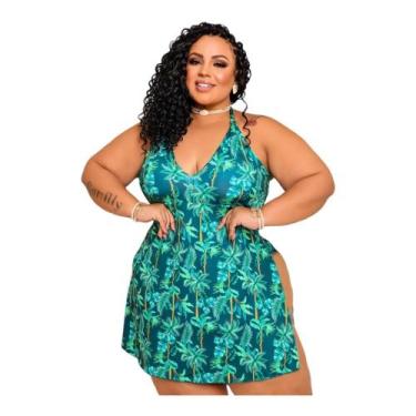 Imagem de Maiô Com Saída- Plus Size- Com Bojo- Praia e Verão - Ousadia Lingerie 