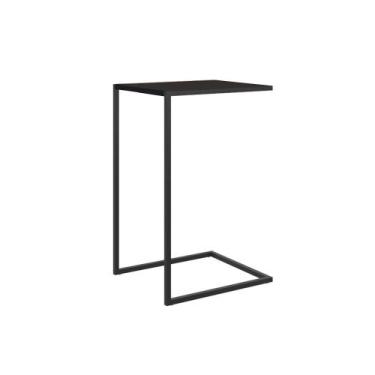 Imagem de Mesa Lateral De Apoio 27820 Preto/Preto - Artesano, Preto/Preto, 2 Kg