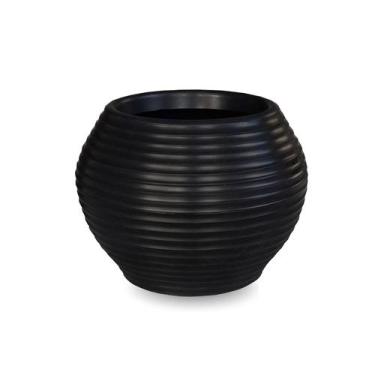 Imagem de Vaso De Planta Redondo Decorativo Polietileno 25X30 Preto - Foster Pla