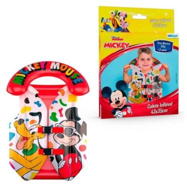 Imagem de Colete Boia Salva Vidas Inflável Com Caixa Flutuador Criança Infantil 