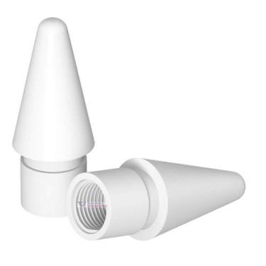 Imagem de Reposição Ponta Para Apple Pencil 1 E 2 Geração Branca - Edvant