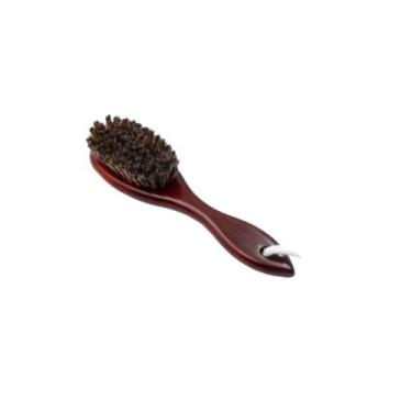 Imagem de escovinha degrade redonda cordinha - BARBER PRO, madeira