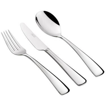 Imagem de Faqueiro St. James Casual 48 Peças Curve Prata - St James Casual