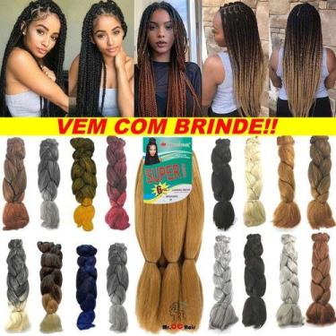 Imagem de Jumbo Cabelo Super Jumbo Jumbão Cabelo Orgânico Tranças 400g - oem