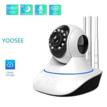 Imagem de Baba Eletrônica Câmera Wifi Sem Fio Visão Noturna Microfone - Home Goo