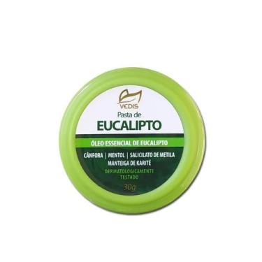 Imagem de Pasta de Eucalipto com Óleo Essencial 30g Vedis Cosméticos