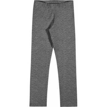 Imagem de Legging Infantil Cinza Mescla Sem Flanela Elian, 3