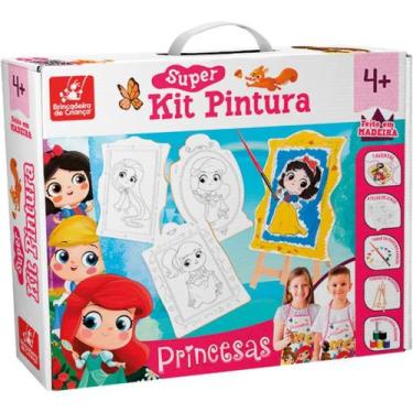 Imagem de Brinquedo para Colorir Princesa Super KIT - Brincad de Crianca
