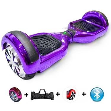 Imagem de Hoverboard 6 Polegadas Skate Eletrico Infantil Bluetooth Com Leds Colo