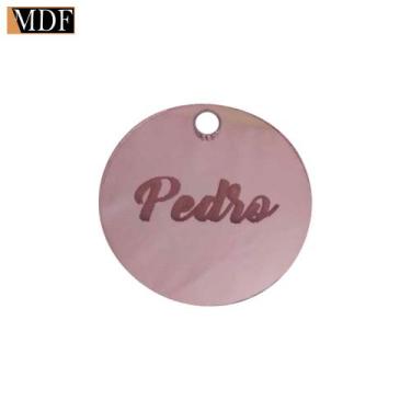 Imagem de Kit 10 Chaveiro Personalizado em Acrilico 4cm Brinde Logo Diversas Cor