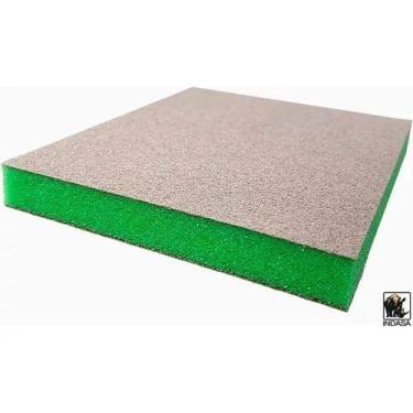 Imagem de Esponja auto dupla face verde  super fina indasa, Sem Variação