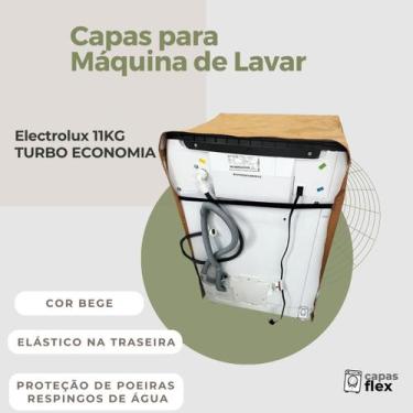 Imagem de Capa lavadora electrolux 11kg turbo economia impermeável flex - Capas 