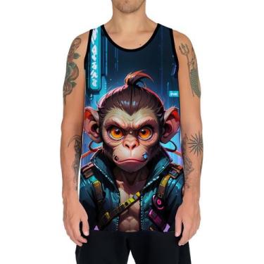 Imagem de Camiseta Regata Tshirt Animais Cyberpunk Macacos Gorilas 3 - Enjoy Sho
