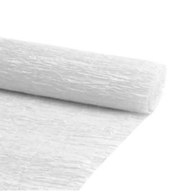 Imagem de 10 Rolinhos Papel Crepom Comum 48x200cm Papel Escolar Artesanato Decor