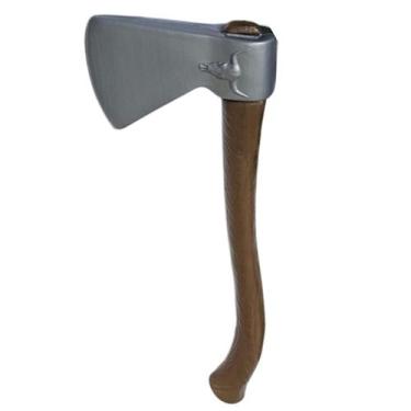 Imagem de Machado lenhador fantasia plástico kit 2 - JZZ