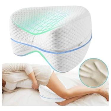 Imagem de Travesseiro De Perna Almofada Dormir Anatômica Seguro - Shopfit