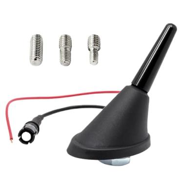 Imagem de Antena curta para caminhão, Antena curta para carro - Substituição de antena ajustável para caminhão,Configuração fácil, reforço do sinal de áudio e vídeo do carro Antenas de áudio e vídeo para carros