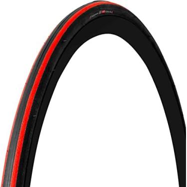 Imagem de GORIX Bicicleta de ciclismo Road Bike Slick Tire 700×23C ou 700×25C (Passion) (700×25c, preto × vermelho (1 pneu))