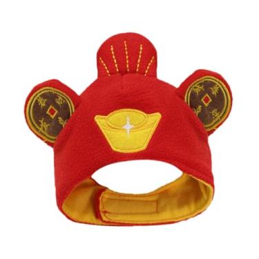 Imagem de Ｂｅｓｇａ Ano novo traje para animais de estimação chapéu gato cão headwear da riqueza acessórios boné vestuário traje para chinês ano novo páscoa
