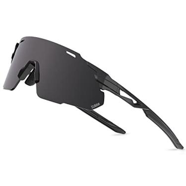 Imagem de BLBAN Óculos de sol de ciclismo para homens e mulheres, óculos de sol esportivos de mountain bike para andar de bicicleta e motocicleta, armação inquebrável TR90