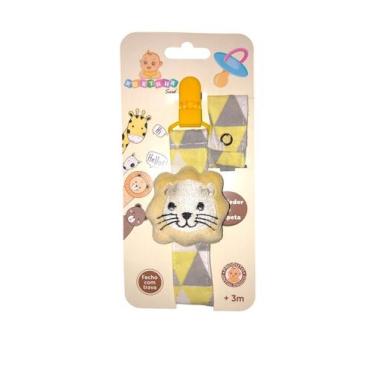 Imagem de Prendedor de Chupeta com Bichinho de Pelucia e Trava Premium - XIKINHA