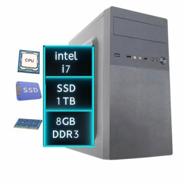 Imagem de Computador home office - DreamComputers Processador intel Core i7, SSD 1 TB, 8GB Memoria ram - CPU DCP-HOMEOFFICE31