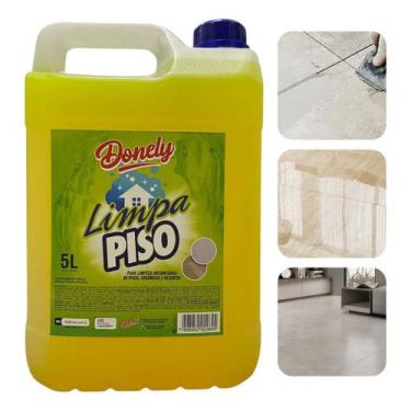 Imagem de Limpa Piso Porcelanato Sem Manchas Com Brilho Limpeza Top 5l - Donely