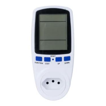 Imagem de Wattímetro Digital Medidor Energia Tomada Br 120V 15A Tomada