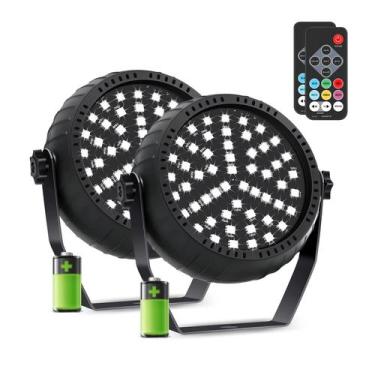 Imagem de Lâmpadas Estroboscópicas Telbum LED Recarregáveis - RGB 10W - Pacote c