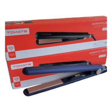 Imagem de Chapinha Alisadora Tomate 220 Graus Bivolt Indicador De Luz