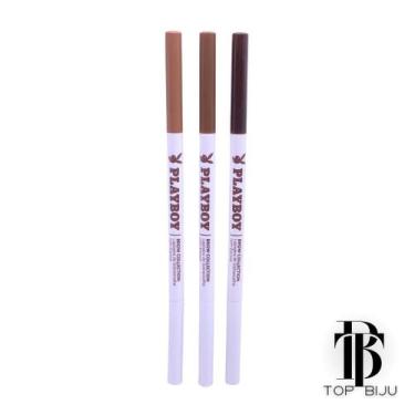 Imagem de Lapiseira de sobrancelha com escova brow collection playboy, 02 MÉDIA