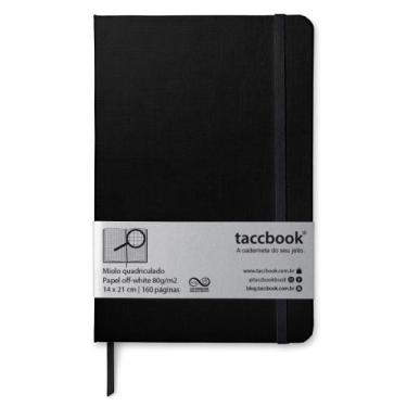 Imagem de Caderno Quadriculado taccbook Preta 14x21 Ríg.
