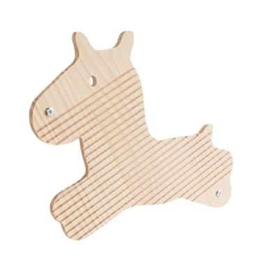 Imagem de Generic Scratching Board Pouco para os pés pequenos, brinquedos de jogando plataforma de escavação Padting de arranhões para pequenos animais, Cavalo