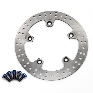 Imagem de Rotor de disco de freio traseiro com parafusos de montagem para BMW F850GS-ABS 19-21, F850GS AVVENTURE ABS 19-21, F900R 20-21, S1000XR 15-21, K1200R 04-08, K1200S 03-08, R1200GS 04-12