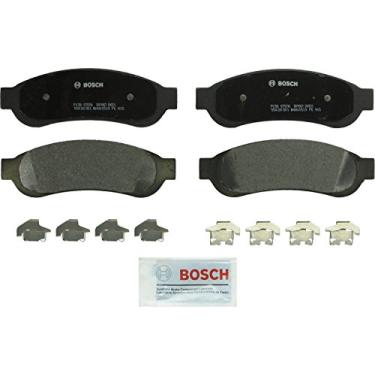 Imagem de BOSCH Conjunto de pastilhas de freio a disco semimetálicas premium QuietCast BP1067 - Compatível com Ford F-250 Super Duty selecionado, F-350 Super Duty; TRASEIRA