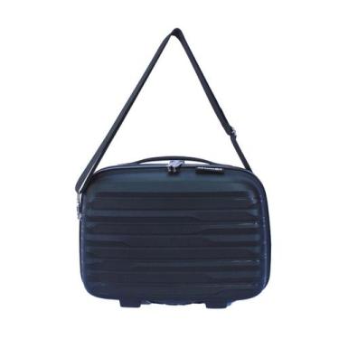 Imagem de Frasqueira Viagem Maquiagem Mundi França PP Resistente Preta