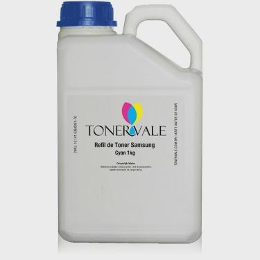 Imagem de Toner Refil TankFull Para Samsung CLT-C406S Ciano - CLP-365W CLX-3305FW CLX-3305, CLP-365 de 1Kg