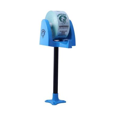 Imagem de Suporte Bancada Azul E Saquinho Coletor De Fezes De Cachorro