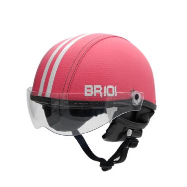 Imagem de Capacete Coquinho Scooter Elétrica Bike Rosa Viseira