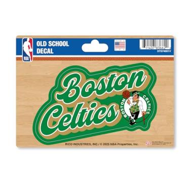 Imagem de Rico Industries Adesivo NBA Basketball Boston Celtics Vintage Look 10 x 15 cm