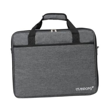 Imagem de Kokiya Caixa de pedal da placa de guitarra Crossbody Bag portátil multifuncional resistente à água Pedalboard Zipper Bolsa de transporte para estágio, 44x34.5x12.5cm